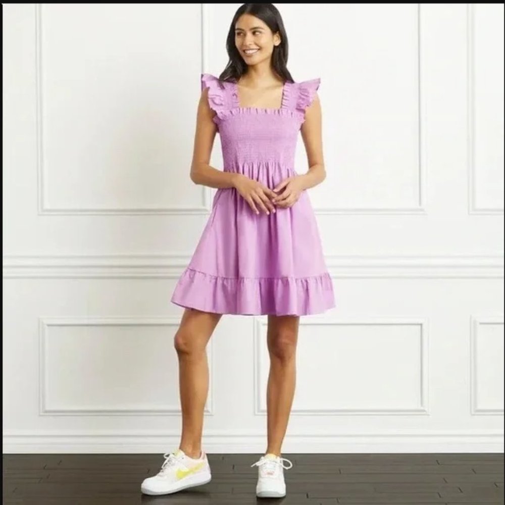 The Hill House Elizabeth Nap Dress in Lilac Sky S